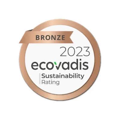 BRONZE 2023 ecovadis Sustainability Rating